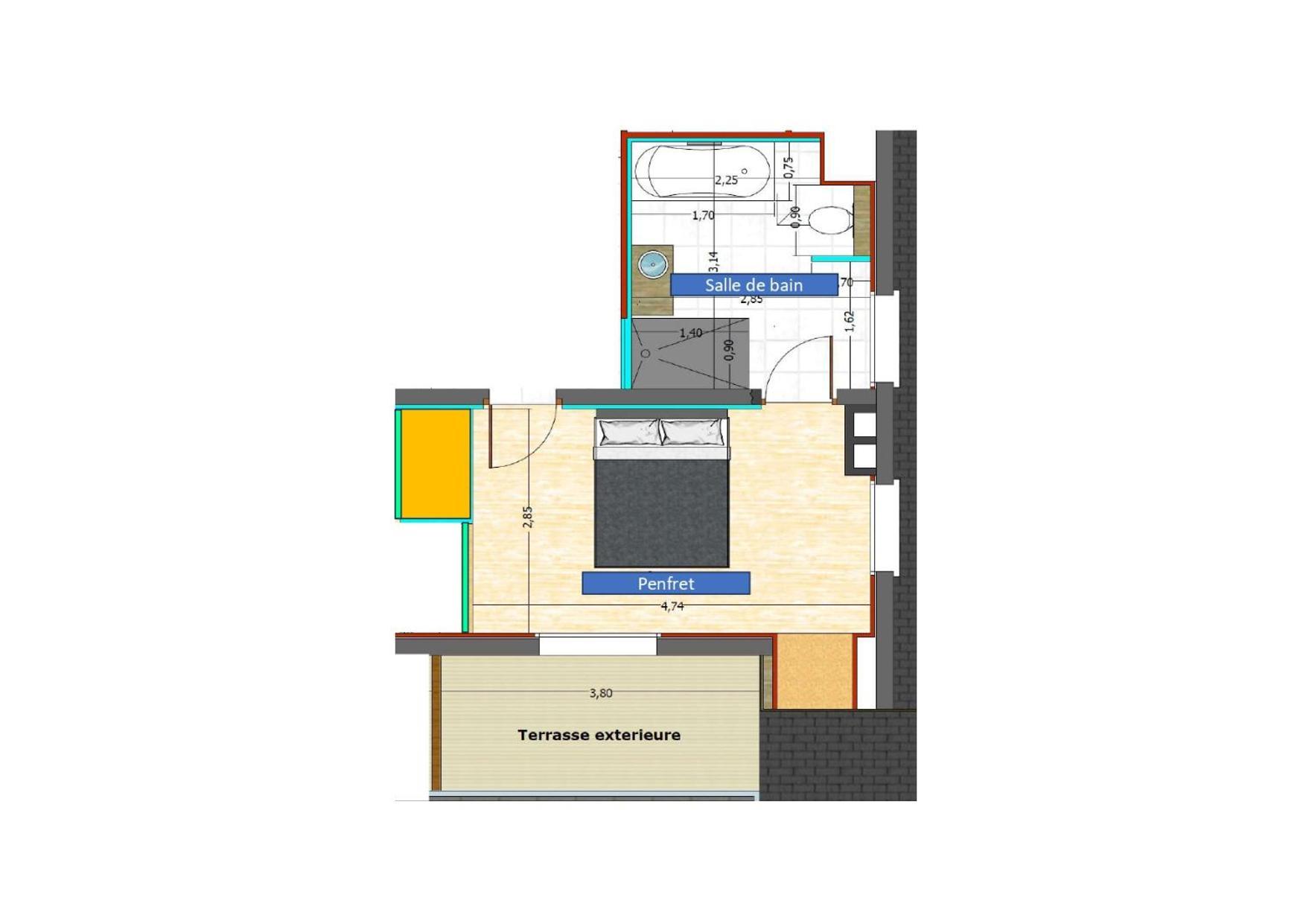Ty Menez Bed and Breakfast Fouesnant Exteriör bild